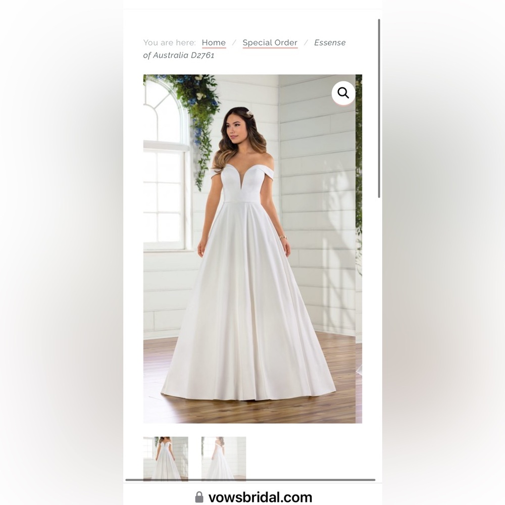 Essence of Australia D2761 NEW wedding gown size 12